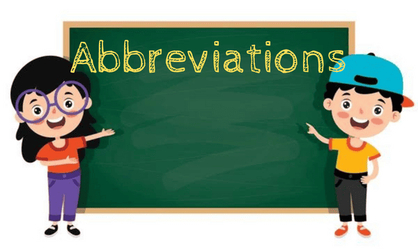 abbreviations