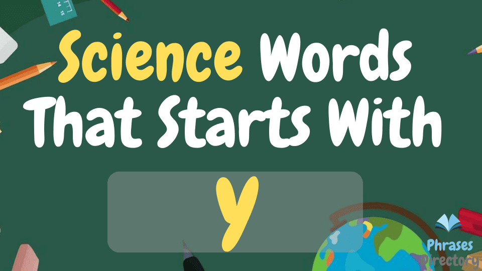 103 Science Words That Start With Y + Quiz
