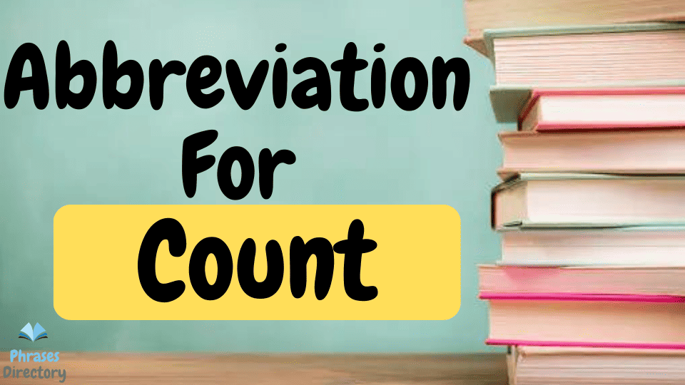 abbreviation for count